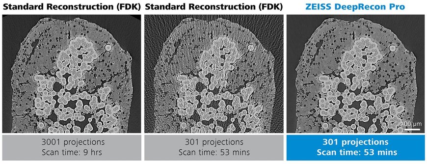 ZEISS Applies Artificial Intelligence to 3D X-ray Microscope Reconstruction Technologies